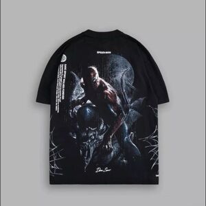 Darc Sport Spider-Man Tomb “Side by Side” Series Oversized T-shirt - Medium